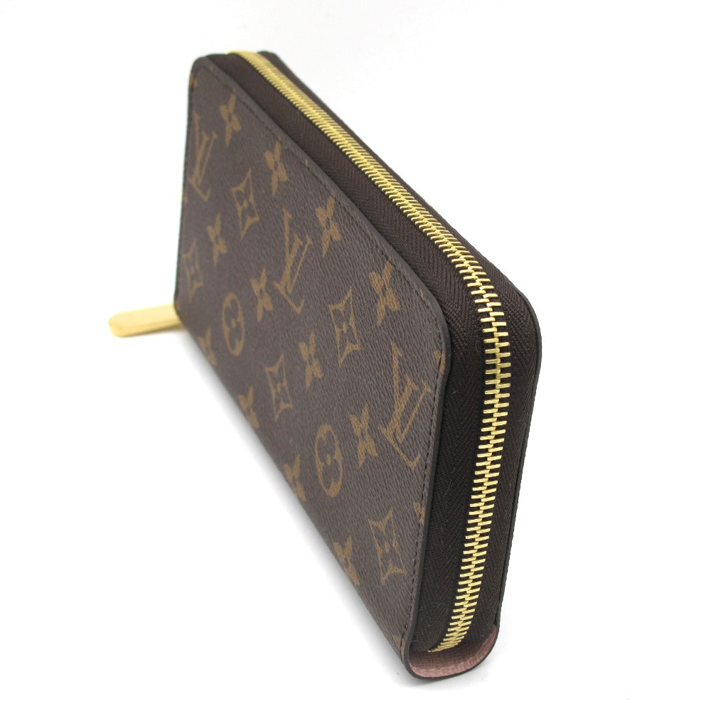 LOUIS VUITTON ルイ・ヴィトン 長財布 ジッピーウォレット ローズバレリーヌ ラウンドファスナー PVC レザー ブラウン ピンク モノグラム M41894 未使用品
