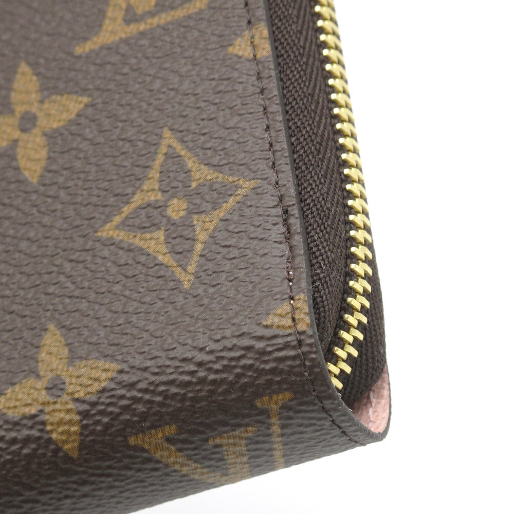 LOUIS VUITTON ルイ・ヴィトン 長財布 ジッピーウォレット ローズバレリーヌ ラウンドファスナー PVC レザー ブラウン ピンク モノグラム M41894 未使用品