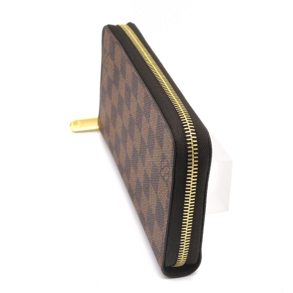LOUIS VUITTON ルイ・ヴィトン 長財布 ジッピーウォレット ブラウン ラウンドファスナー PVC レザー ダミエ N41661 未使用品