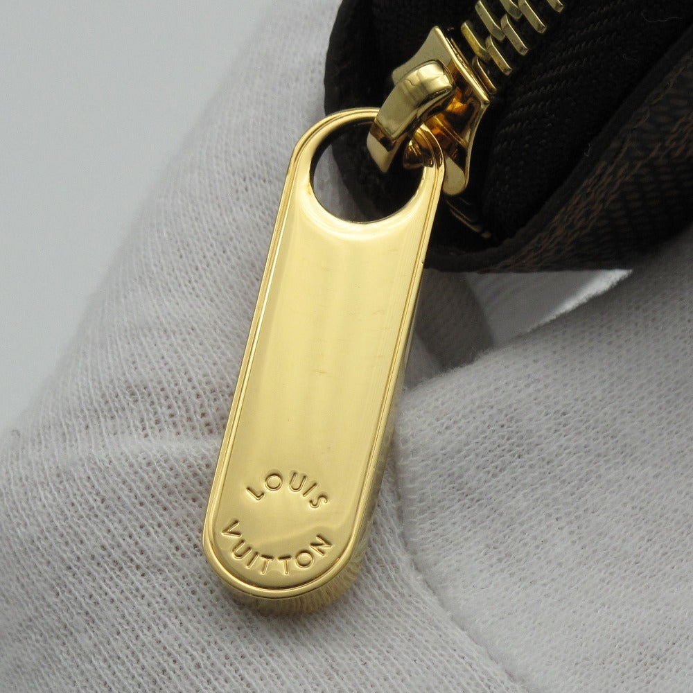 LOUIS VUITTON ルイ・ヴィトン 長財布 ジッピーウォレット ブラウン ラウンドファスナー PVC レザー ダミエ N41661 未使用品