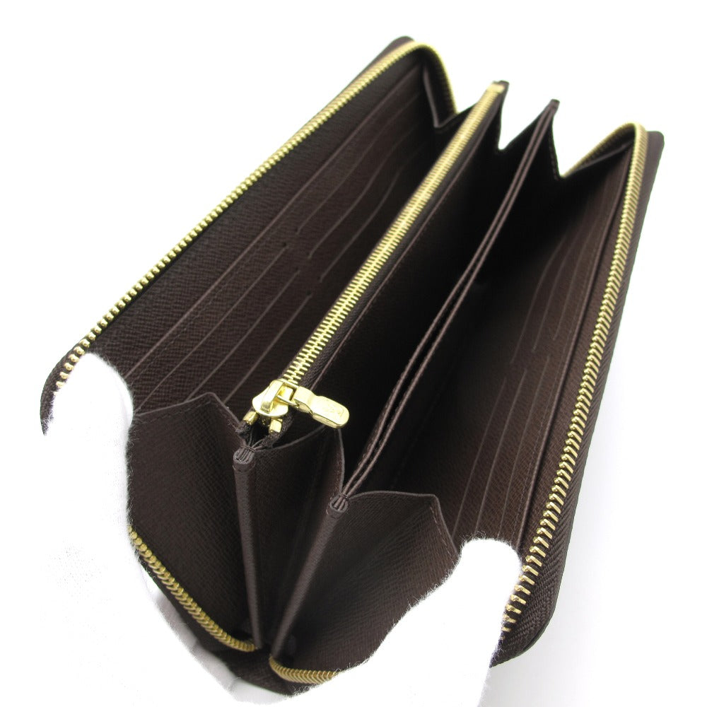 LOUIS VUITTON ルイ・ヴィトン 長財布 ジッピーウォレット ブラウン ラウンドファスナー PVC レザー ダミエ N41661 未使用品