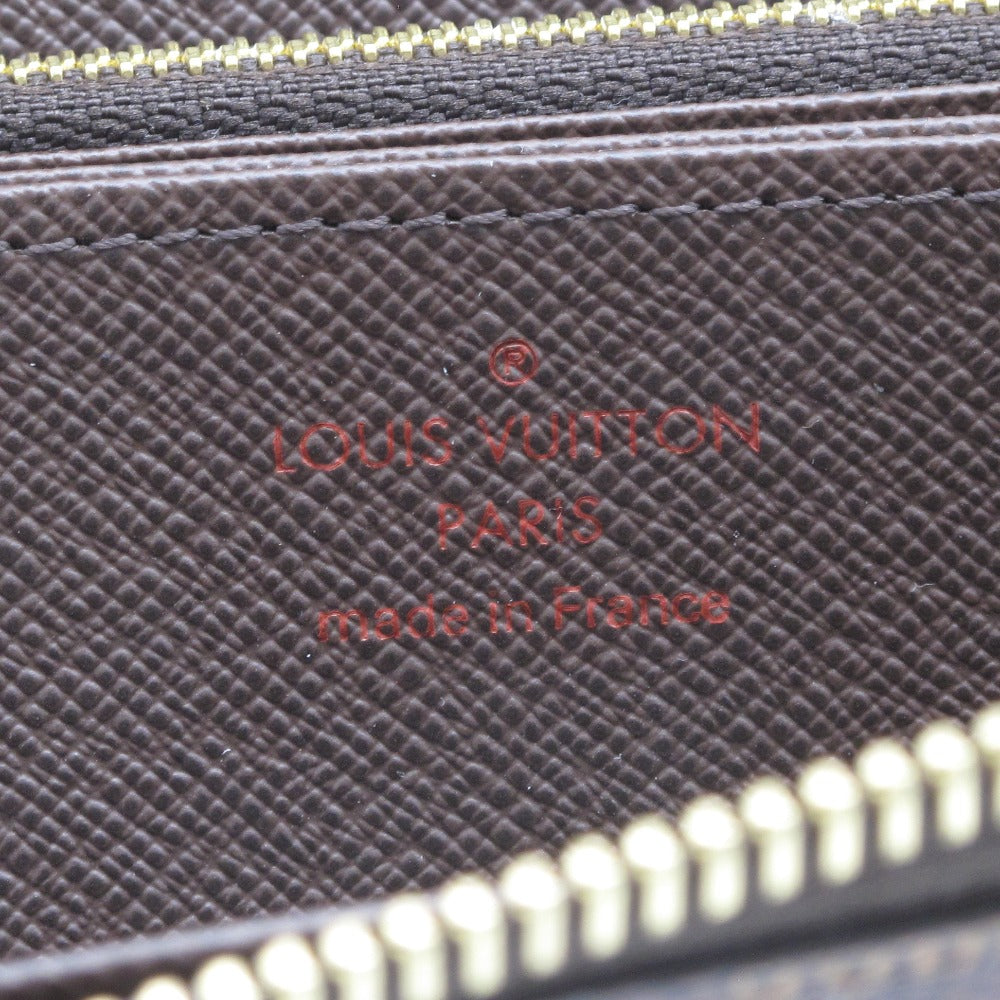 LOUIS VUITTON ルイ・ヴィトン 長財布 ジッピーウォレット ブラウン ラウンドファスナー PVC レザー ダミエ N41661 未使用品