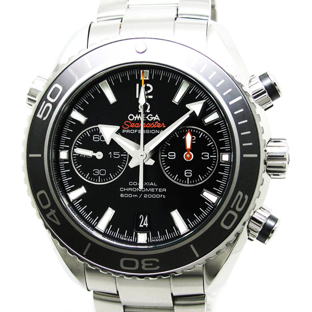OMEGA オメガ 腕時計 シーマスター プラネットオーシャン クロノグラフ 232.30.46.51.01.001 自動巻き SEAMASTER 美品