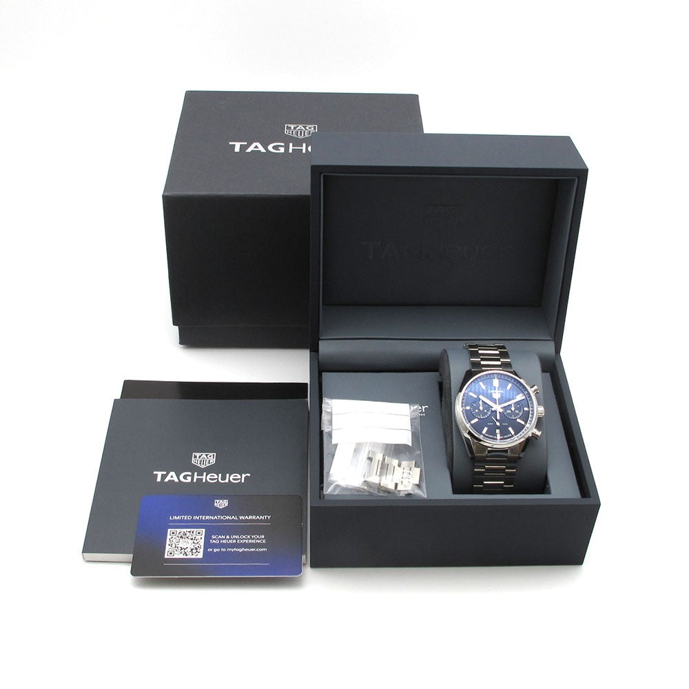 TAG HEUER タグホイヤー 腕時計 カレラ キャリバー ホイヤー02 クロノグラフ CBN2011.BA0642 自動巻き CARRERA 未使用品