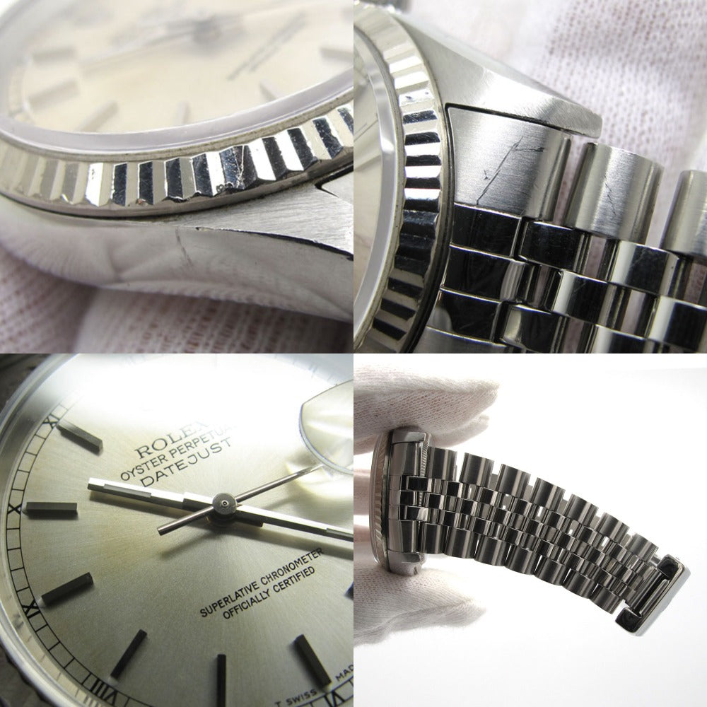 ROLEX ロレックス 腕時計 デイトジャスト Ref.16234 W番 シルバー文字盤 自動巻き DATEJUST