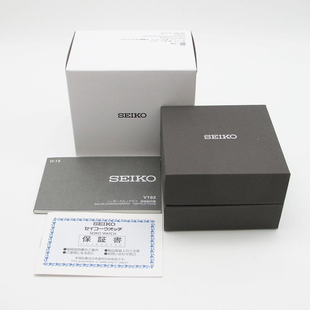 SEIKO セイコー 腕時計 プロスペックス スピードタイマー SBDL095 V192-0AH0 ソーラー PROSPEX 未使用品
