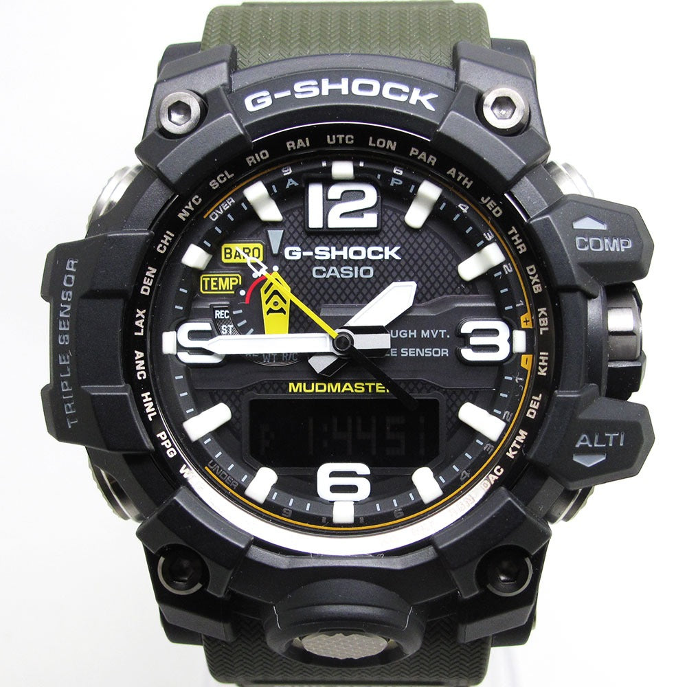 CASIO カシオ 腕時計 G-SHOCK マッドマスター GWG-1000-1A3JF ソーラー電波 美品