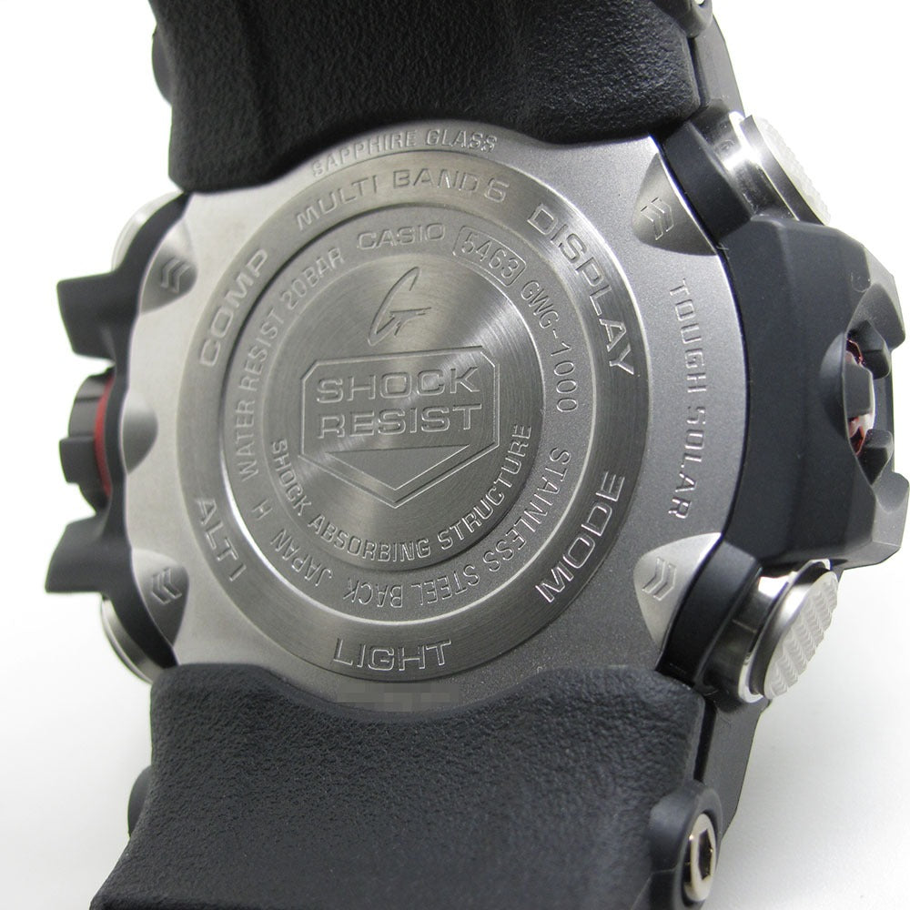 CASIO カシオ 腕時計 G-SHOCK マッドマスター GWG-1000-1A3JF ソーラー電波 美品