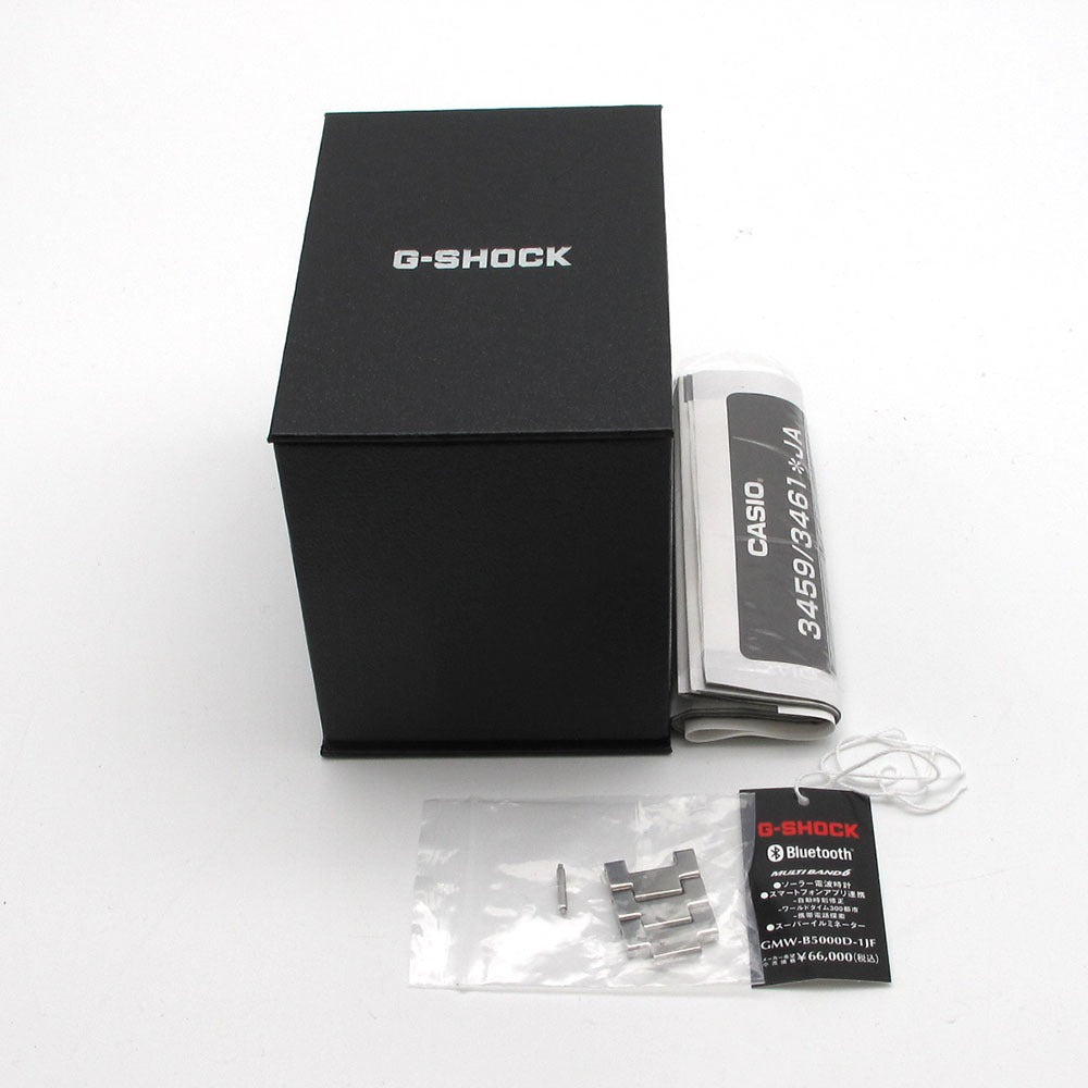 CASIO カシオ 腕時計 G-SJOCK GMW-B5000D-1JF フルメタル ソーラー電波 美品