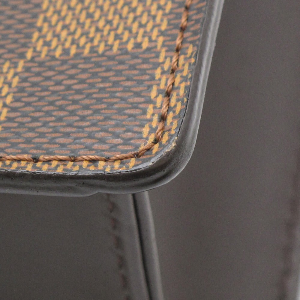LOUIS VUITTON ルイ・ヴィトン ハンドバッグ ヴェニスPM エベヌ トートバッグ PVC レザー レディース ダミエ N51145 美品