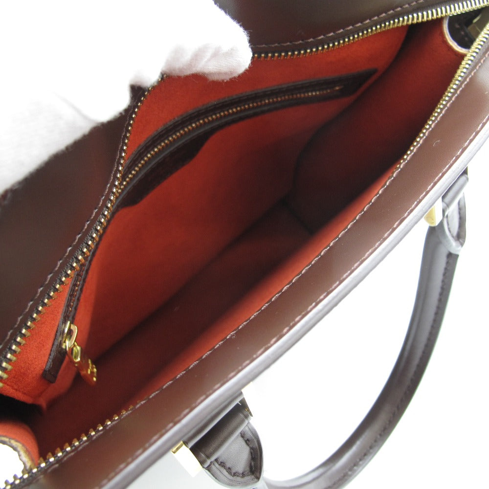 LOUIS VUITTON ルイ・ヴィトン ハンドバッグ ヴェニスPM エベヌ トートバッグ PVC レザー レディース ダミエ N51145 美品