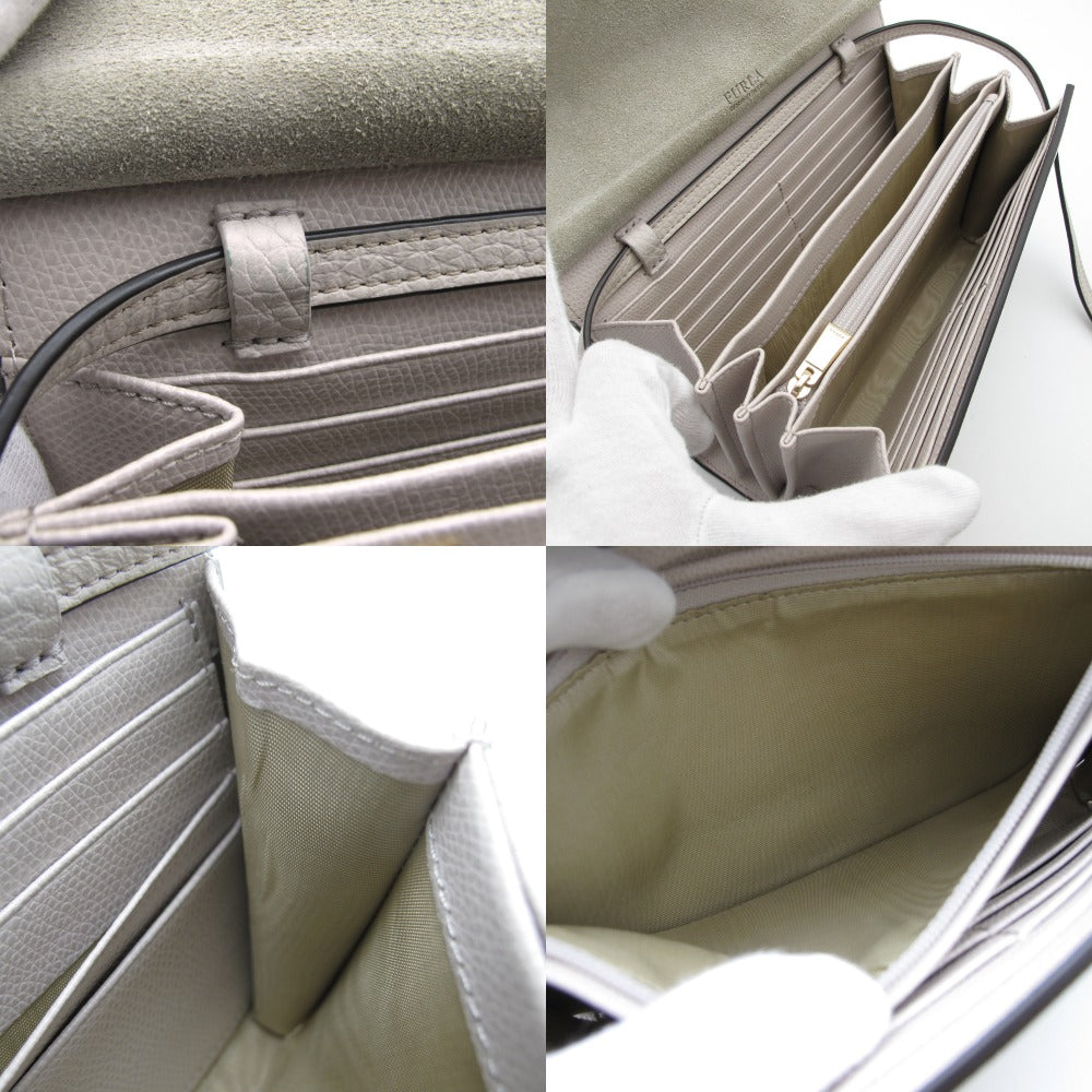 Furla フルラ ショルダーバッグ LIKE ライク ミニ クロスボディ ショルダーウォレット お財布バッグ ポシェット 斜め掛け レザー レディース 1023708 美品