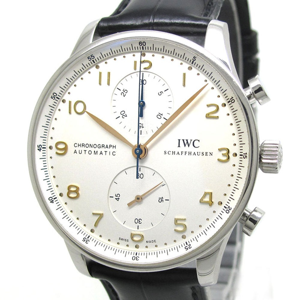 アイダブリューシー シャフハウゼン ポルトギーゼ 腕時計 時計 ステンレススチール IW371438 自動巻き メンズ 1年保証 IWC SCHAFFHAUSEN