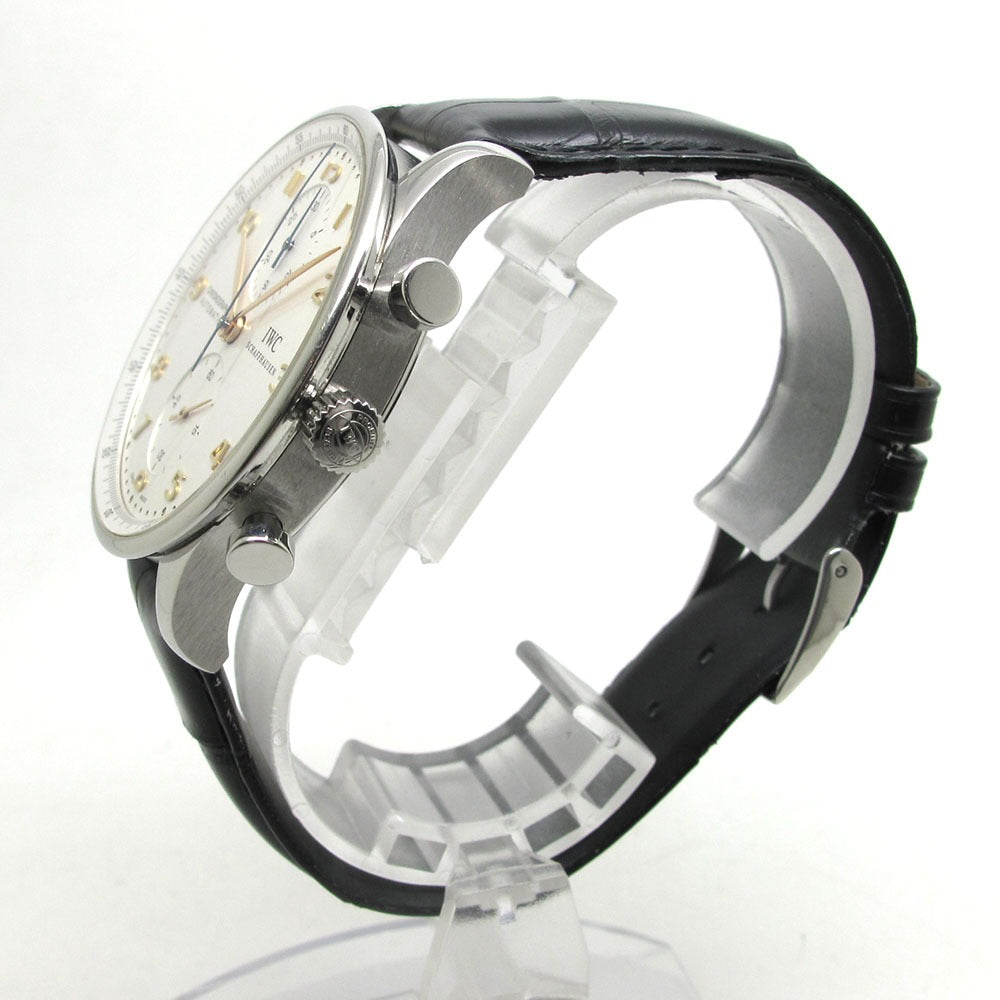 IWC SCHAFFHAUSEN アイダブリューシー シャフハウゼン 腕時計 ポルトギーゼ クロノグラフ IW371445 自動巻き PORTUGUESE 美品