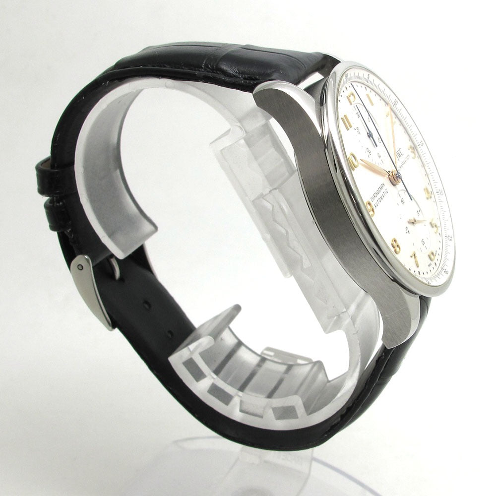 IWC SCHAFFHAUSEN アイダブリューシー シャフハウゼン 腕時計 ポルトギーゼ クロノグラフ IW371445 自動巻き PORTUGUESE 美品