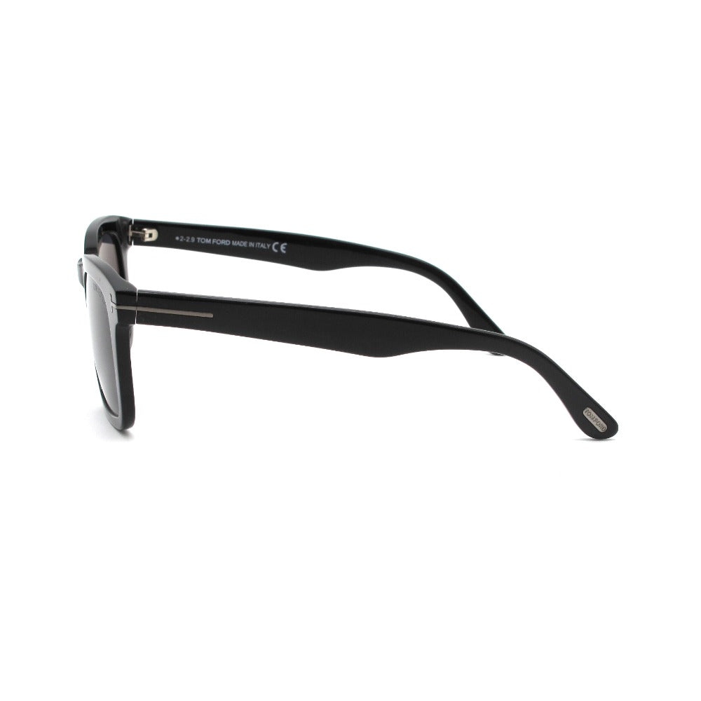 TOM FORD トムフォード サングラス ウェリントン スクエア セルフレーム 50□22 145 ブラック 眼鏡 アイウェア TF751 美品