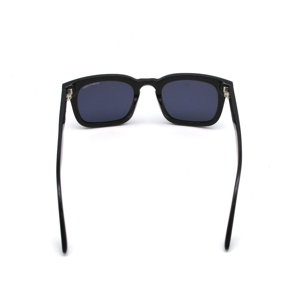 TOM FORD トムフォード サングラス ウェリントン スクエア セルフレーム 50□22 145 ブラック 眼鏡 アイウェア TF751 美品
