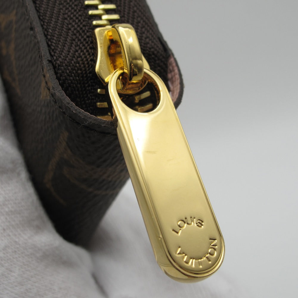 LOUIS VUITTON ルイ・ヴィトン 長財布 ジッピーウォレット ローズバレリーヌ ラウンドファスナー PVC レザー ブラウン ピンク モノグラム M41894 未使用品