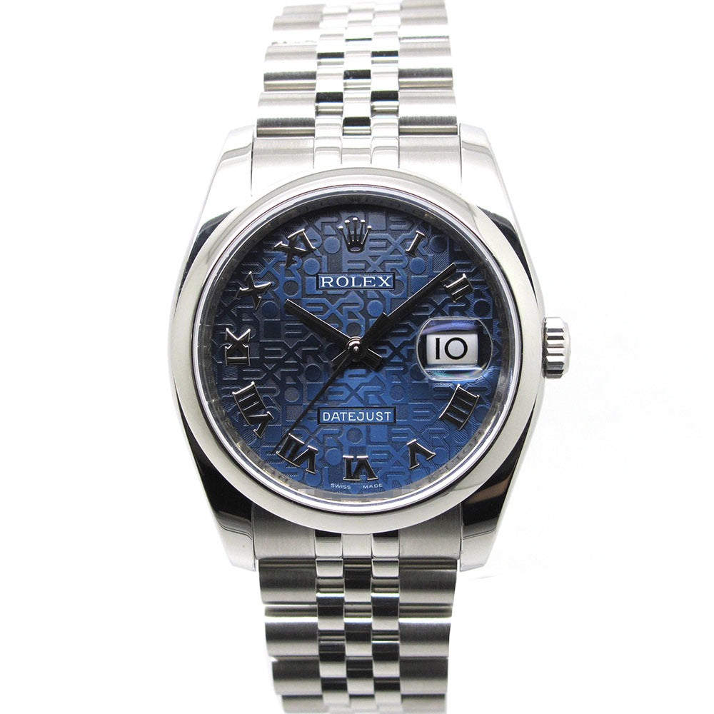 ROLEX ロレックス 腕時計 デイトジャスト Ref.116200 ランダム番 ブルー ホリコン 自動巻き DATEJUST 美品