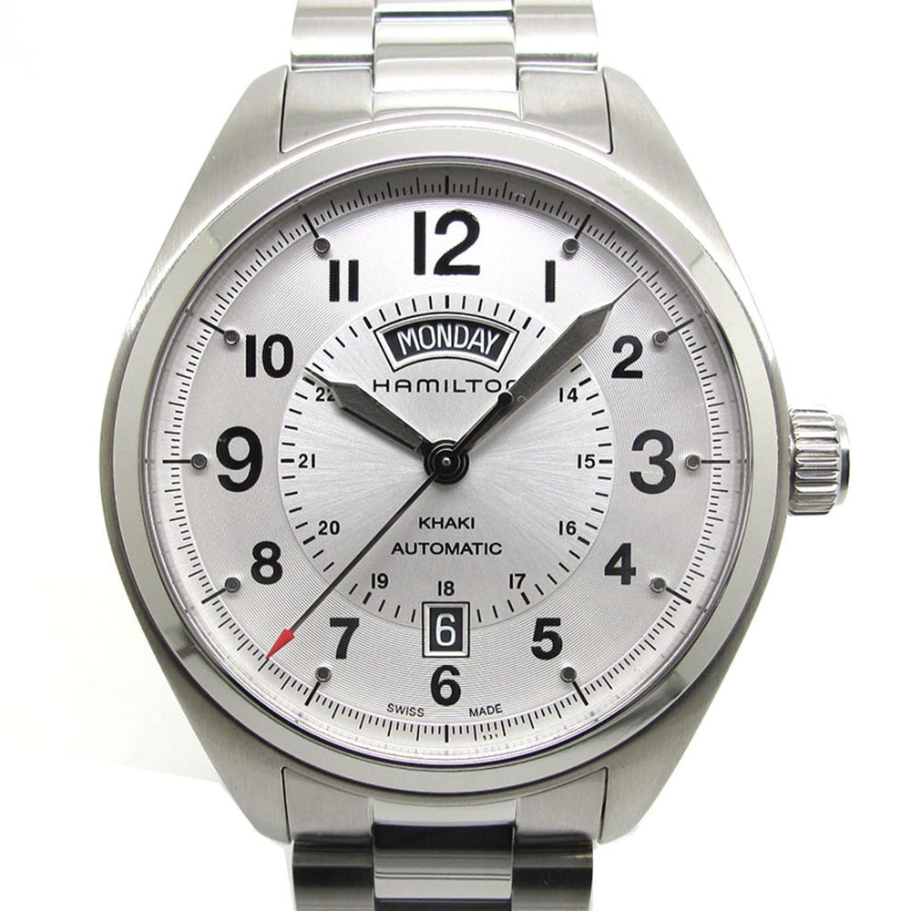 HAMILTON ハミルトン 腕時計 カーキ フィールド デイデイト H705050 H70505153 シルバー文字盤 自動巻き |  Celebourg セレブール公式サイト