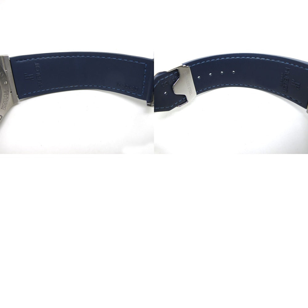 HUBLOT ウブロ 腕時計 クラシックフュージョン チタニウム 511.NX.7170.LR ブルー 自動巻き