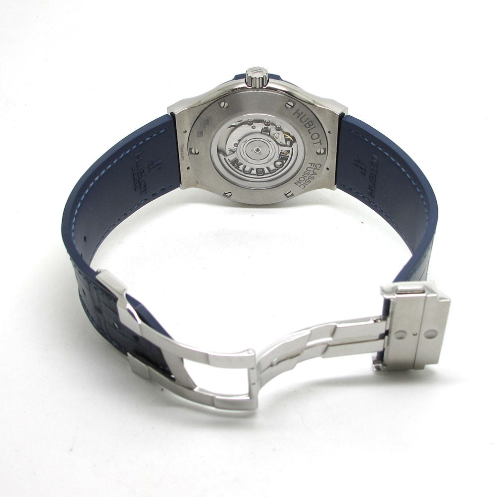 HUBLOT ウブロ 腕時計 クラシックフュージョン チタニウム 511.NX.7170.LR ブルー 自動巻き