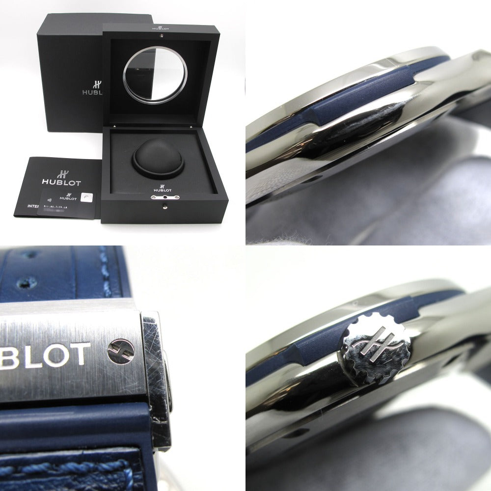 HUBLOT ウブロ 腕時計 クラシックフュージョン チタニウム 511.NX.7170.LR ブルー 自動巻き
