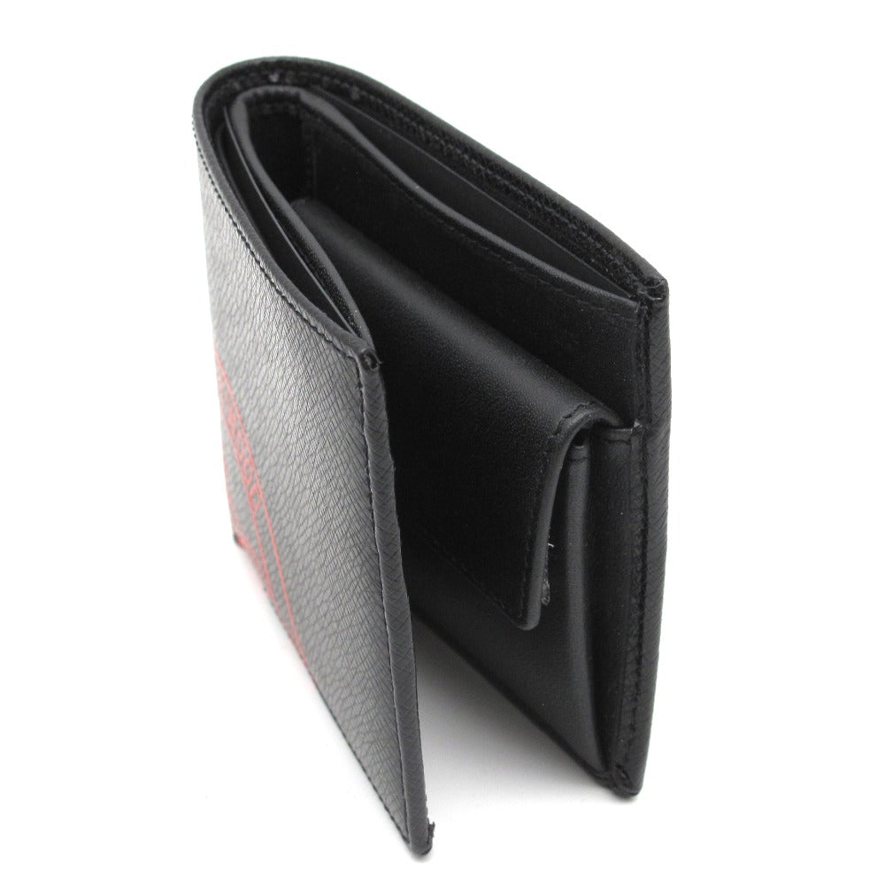 Vivienne Westwood ヴィヴィアン・ウエストウッド 二つ折り財布 ウォレット KENT オーブ ロゴ レザー ブラック レッド 箱付き 51010016 未使用品