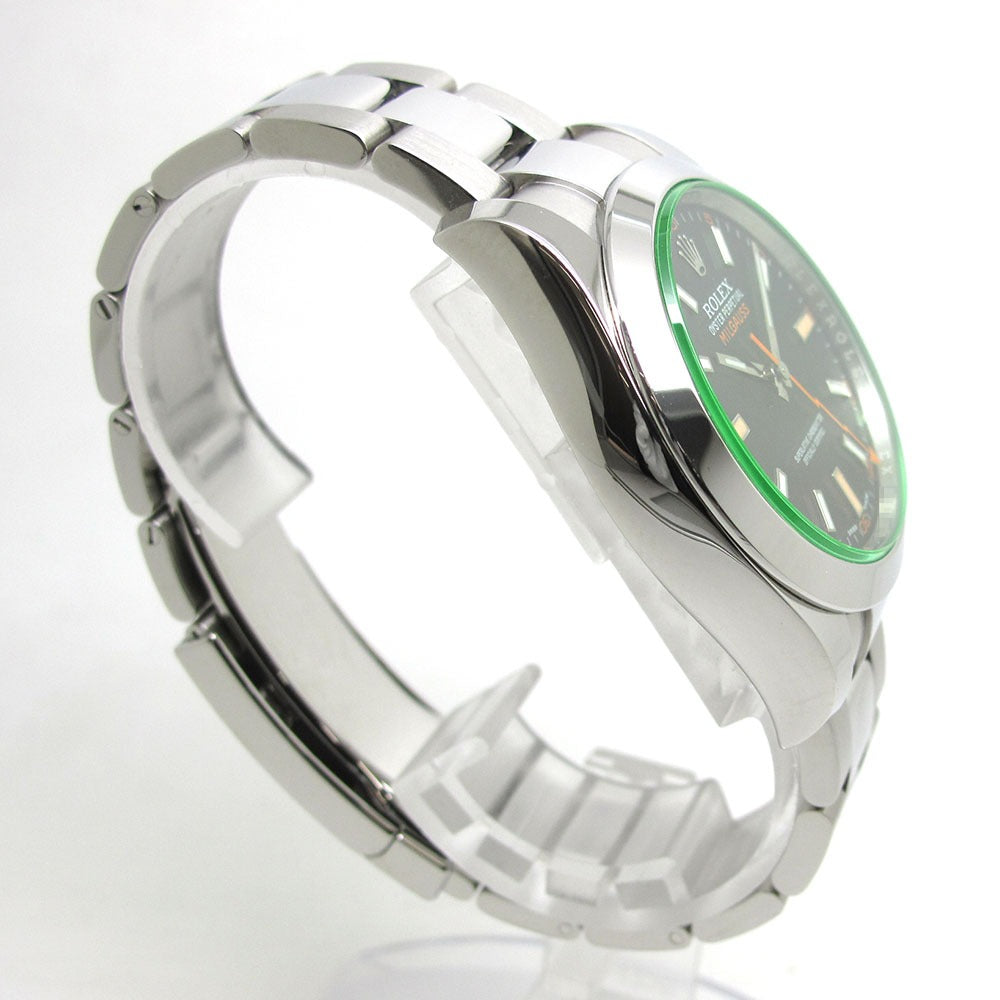 ROLEX ロレックス 腕時計 ミルガウス Ref.116400GV ランダム番 ブラックダイアル 自動巻き MILGAUSS 美品