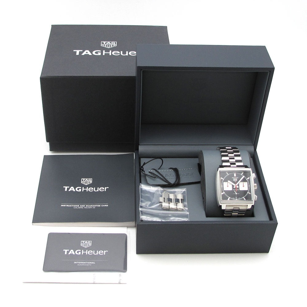 TAG HEUER タグホイヤー 腕時計 モナコ キャリバー ホイヤー02 クロノグラフ CBL2113.BA0644 MONACO 美品