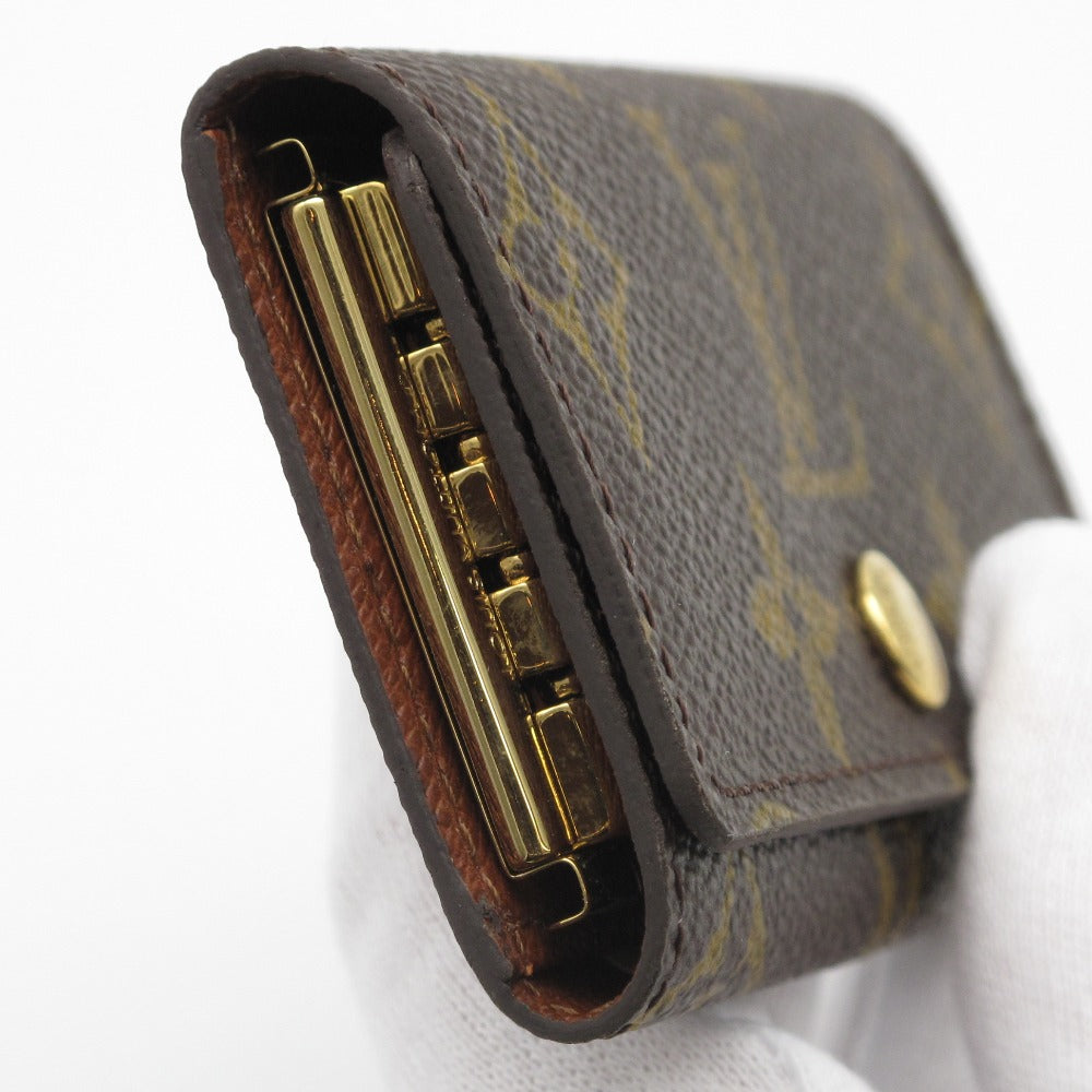 LOUIS VUITTON ルイ・ヴィトン ミュルティクレ4 モノグラム M62631 4連 キーケース PVC レザー USA製 レディース メンズ 美品