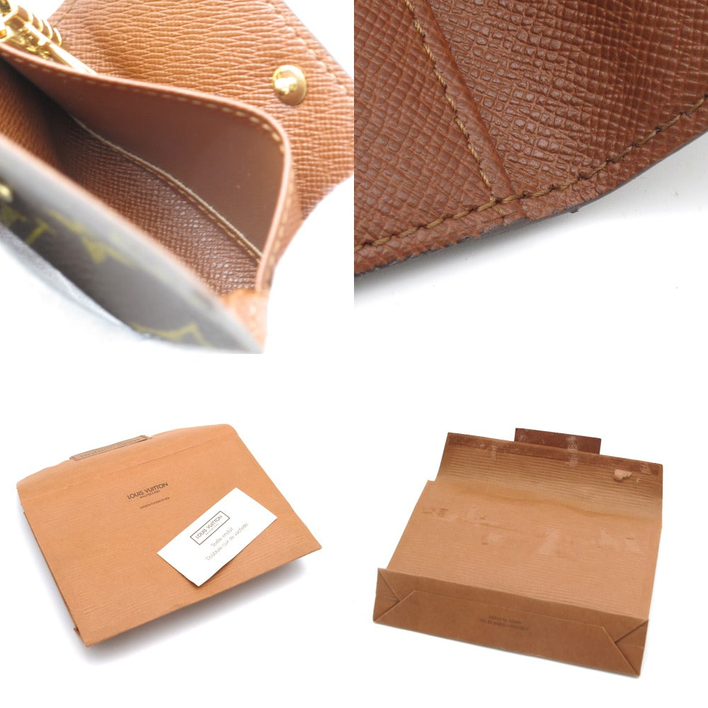 LOUIS VUITTON ルイ・ヴィトン ミュルティクレ4 モノグラム M62631 4連 キーケース PVC レザー USA製 レディース メンズ 美品