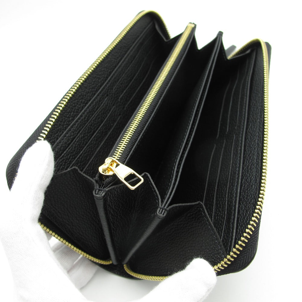 LOUIS VUITTON ルイ・ヴィトン ジッピー ウォレット モノグラム アンプラント M80481 ラウンドファスナー 長財布 ブラック ベージュ レザー レディース メンズ 未使用品