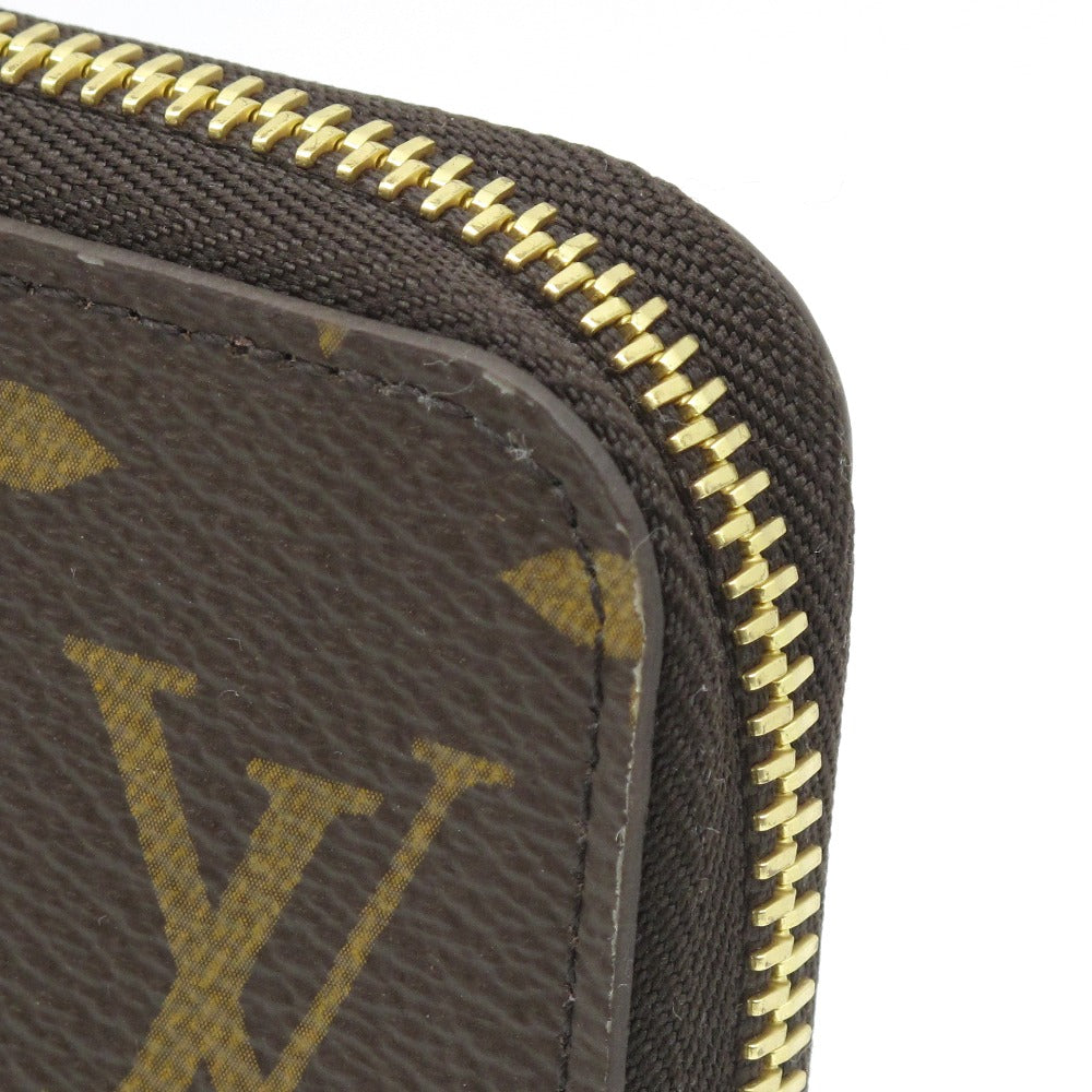 LOUIS VUITTON ルイ・ヴィトン ジッピー ウォレット モノグラム ローズバレリーヌ M41894 ラウンドファスナー 長財布 PVC レザー ブラウン ピンク 未使用品