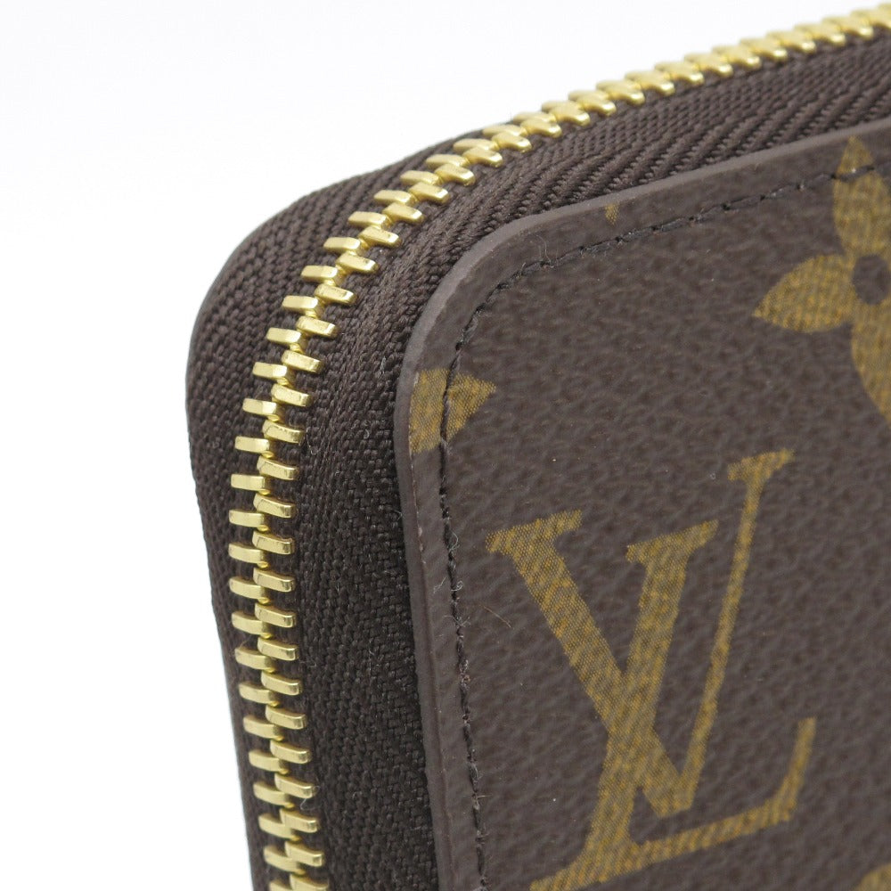 LOUIS VUITTON ルイ・ヴィトン ジッピー ウォレット モノグラム ローズバレリーヌ M41894 ラウンドファスナー 長財布 PVC レザー ブラウン ピンク 未使用品