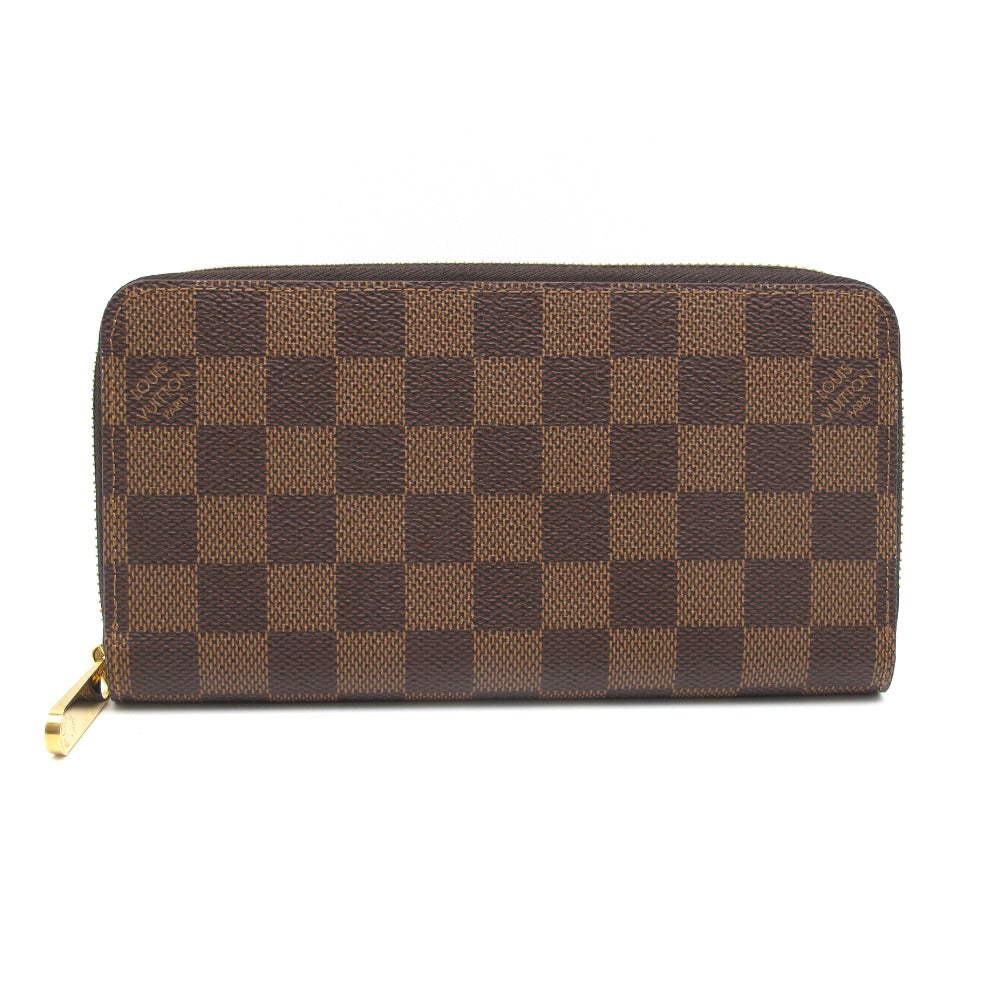 LOUIS VUITTON ルイ・ヴィトン ジッピー ウォレット ダミエ ブラウン N41661 ラウンドファスナー 長財布 PVC レザー 未使用品