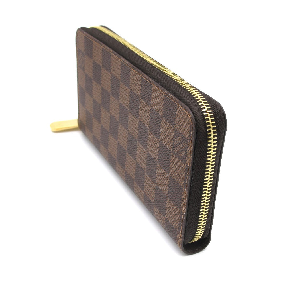 LOUIS VUITTON ルイ・ヴィトン ジッピー ウォレット ダミエ ブラウン N41661 ラウンドファスナー 長財布 PVC レザー 未使用品
