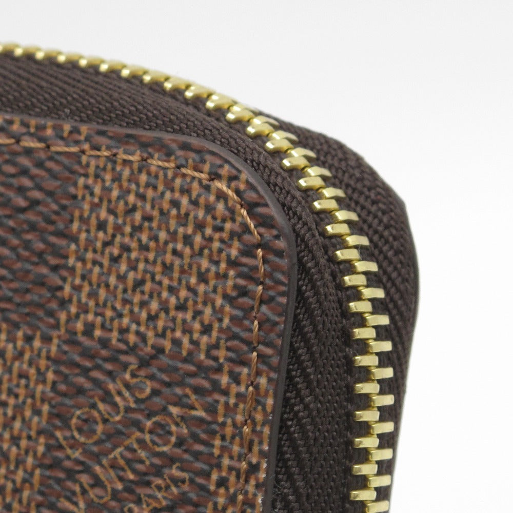 LOUIS VUITTON ルイ・ヴィトン ジッピー ウォレット ダミエ ブラウン N41661 ラウンドファスナー 長財布 PVC レザー 未使用品
