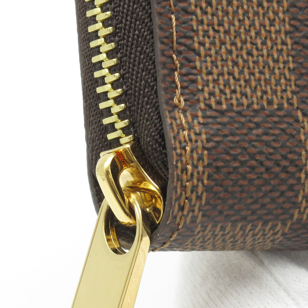LOUIS VUITTON ルイ・ヴィトン ジッピー ウォレット ダミエ ブラウン N41661 ラウンドファスナー 長財布 PVC レザー 未使用品