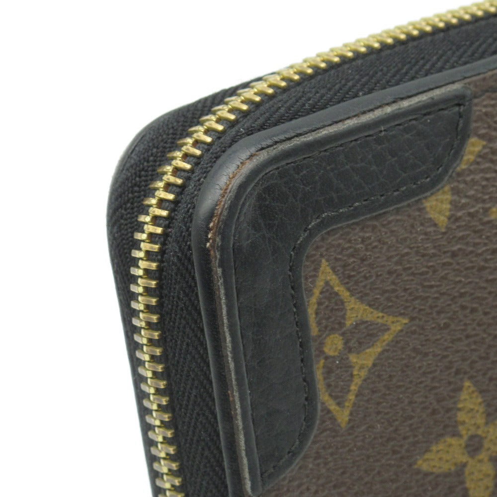 LOUIS VUITTON ルイ・ヴィトン ジッピー ウォレット レティーロ ノワール モノグラム M61855 ラウンドファスナー 長財布 PVC レザー