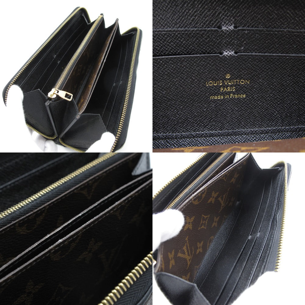 LOUIS VUITTON ルイ・ヴィトン ジッピー ウォレット レティーロ ノワール モノグラム M61855 ラウンドファスナー 長財布 PVC レザー