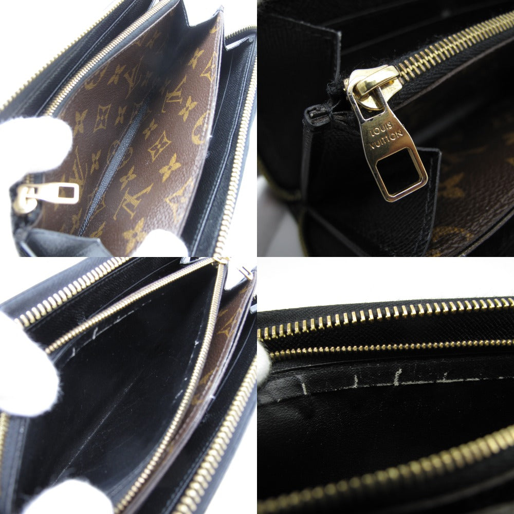 LOUIS VUITTON ルイ・ヴィトン ジッピー ウォレット レティーロ ノワール モノグラム M61855 ラウンドファスナー 長財布 PVC レザー