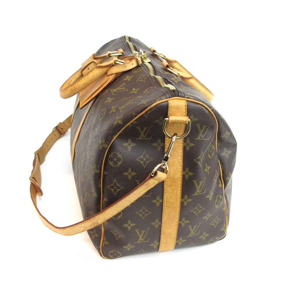 LOUIS VUITTON ルイ・ヴィトン キーポル バンドリエール 45 モノグラム M41418 ストラップ付き ボストンバッグ 旅行かばん PVC レザー