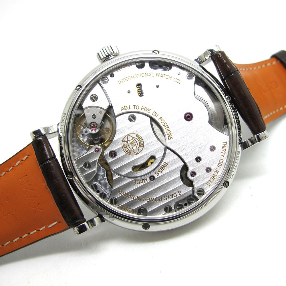IWC SCHAFFHAUSEN アイダブリューシー シャフハウゼン 腕時計 ポートフィノ ハンドワインド 8デイス IW510102 手巻き PORTOFINO 美品