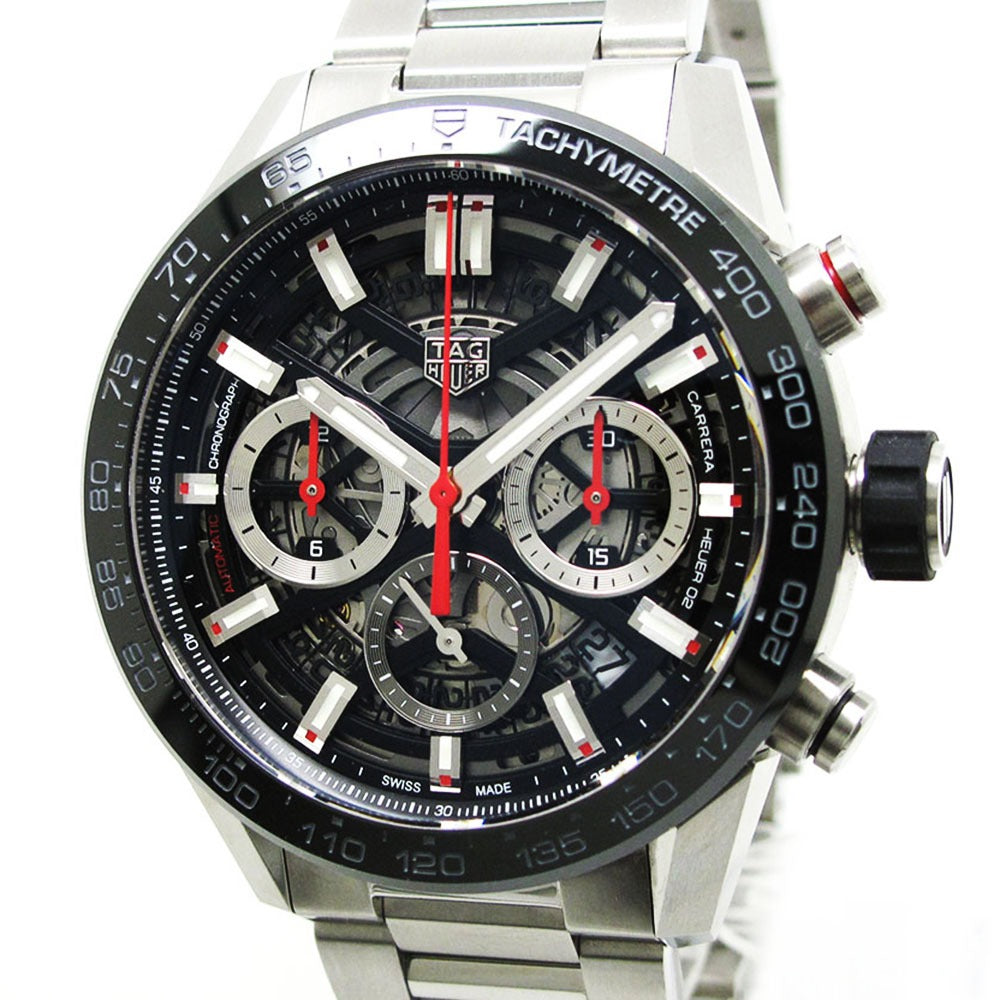 TAG HEUER タグホイヤー 腕時計 カレラ ホイヤー02 クロノグラフ CBG2010.BA0662 自動巻き CARRERA 美品