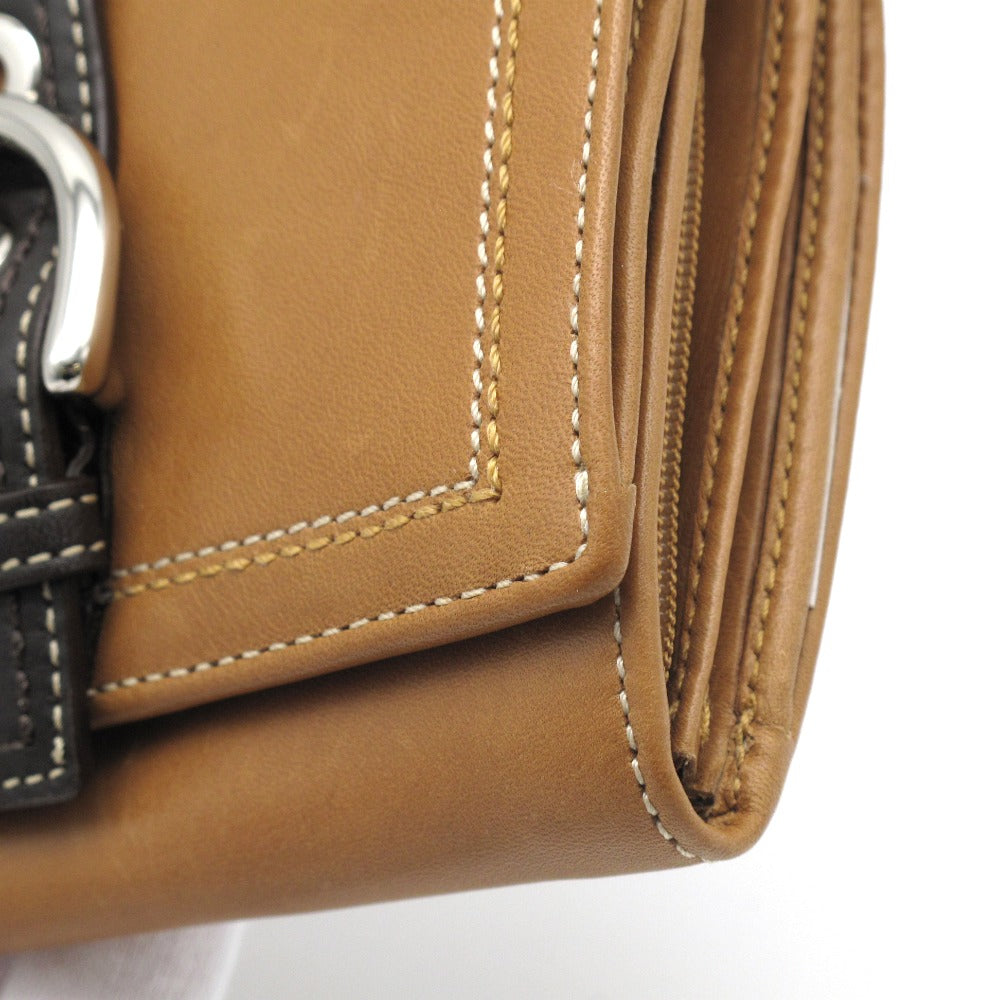 COACH コーチ ソーホー コンパクト ウォレット 二つ折り財布 レザー 革 キャメル F40568 レディース メンズ 未使用品