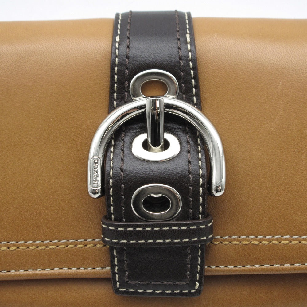 COACH コーチ ソーホー コンパクト ウォレット 二つ折り財布 レザー 革 キャメル F40568 レディース メンズ 未使用品