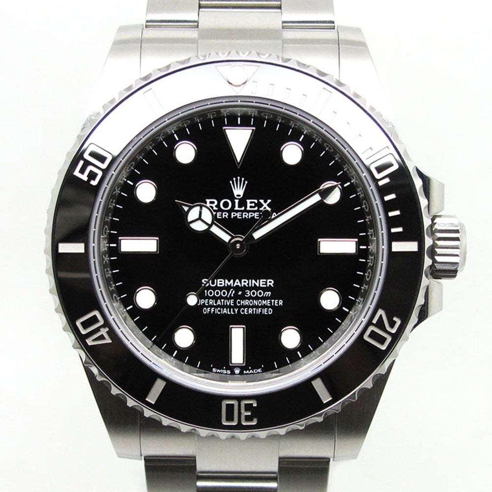 ROLEX ロレックス 腕時計 サブマリーナ ノンデイト Ref.124060 自動巻き SUBMARINER 美品
