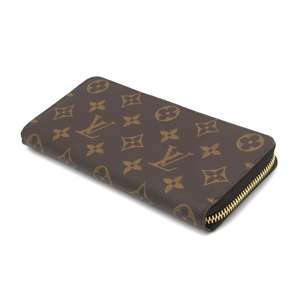LOUIS VUITTON ルイ・ヴィトン ポルトフォイユ クレマンス モノグラム ローズバレリーヌ M61298 ラウンドファスナー 長財布 ウォレット PVC レザー 未使用品