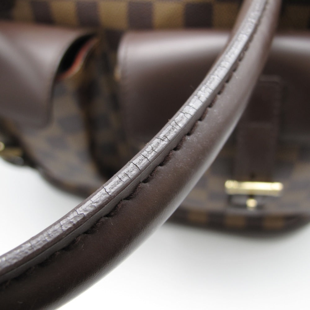 LOUIS VUITTON ルイ・ヴィトン マノスクGM ダミエ N51120 トートバッグ ハンドバッグ ポーチ付き PVC レザー レディース